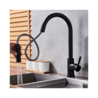 Cuba Dupla Inox 304 + Torneira Touch Preta Tábua E Lixeira