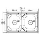 Cuba Dupla Inox De Embutir Linha Premiun 780x480x190