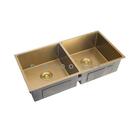 Cuba Dupla Para Cozinha Gourmet Aço Inox 304 Tukano 86x44 Cm
