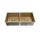 Cuba Dupla Para Cozinha Gourmet Aço Inox 304 Tukano 86x44 Cm