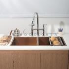 Cuba Dupla Para Cozinha Gourmet Aço Inox 304 Tukano 86x44 Cm