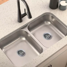 Cuba Dupla Pia Cozinha Gourmet 76x43 Completa Com Acessórios