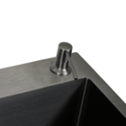 Cuba Dupla Preta Black Cozinha Gourmet em Aço Inox 304 com Vá