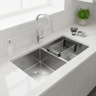 Cuba Dupla Quadrada Inox 304 Cozinha Pia Embutir Sobrepor Gou