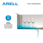 Cuba Dupla Sa205 Inox Escovado Arell