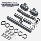 Cuba Dupla Workstation De Cozinha Inox 82x41 Cm (kobe Dourada