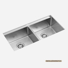 Cuba Dupla Workstation De Cozinha Inox 82x41 Cm (kobe Escovad