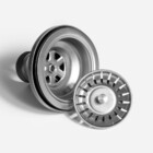 Cuba Dupla Workstation De Cozinha Inox 82x41 Cm (kobe Escovad