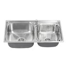 Cuba em Aço Inox 304 com Válvula, Dispenser e Cesto Cozinha Á