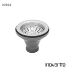 Cuba em Aço Inox 304 com Válvula, Dosador Detergente e Cesto