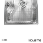 Cuba em Aço Inox 304 com Válvula, Dosador Detergente e Cesto