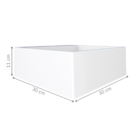 Cuba Em Marmore Inhumas Branco