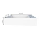 Cuba Em Mármore Para Banheiro Nazário Branco