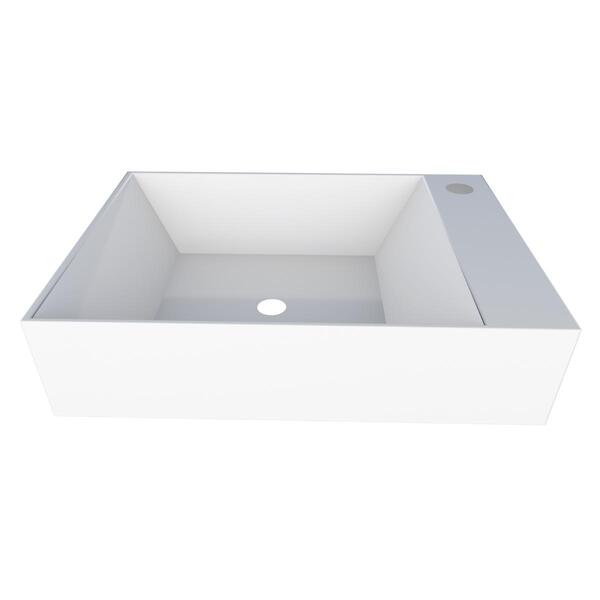 Cuba Em Mármore Para Banheiro Nazário Branco