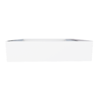 Cuba Em Mármore Retangular Minaçu Branco