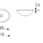 Cuba Embutir Oval Pequena Ocre Fiori