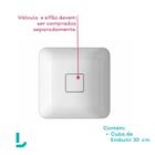 Cuba Embutir Quadrada 40cm Branca Deca