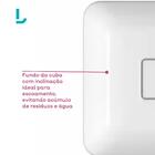 Cuba Embutir Quadrada 40cm Branca Deca