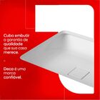 Cuba Embutir Retangular 50cm Branco Deca