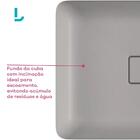 Cuba Embutir Retangular 50cm Soft Antracite Deca