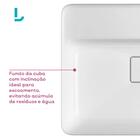 Cuba Embutir Retangular C/ Mesa 50cm Branco Deca