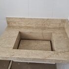 Cuba Esculpida Banheiro Mármore Travertino 80x40