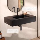 Cuba Esculpida De Porcelanato Para Banheiro Alto Padrão 80x45