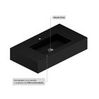 Cuba Esculpida De Porcelanato Para Banheiro Alto Padrão 80x45