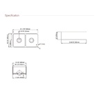 Cuba Evier Cozinha Em Porcelana Estilo Fazenda Farm Sink Dupl