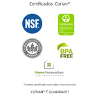 Cuba Farm Sink 60cm Em Ssm Corian + Válvula