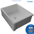 Cuba Farm Sink 60cm Em Ssm Corian + Válvula