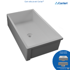 Cuba Farm Sink 75cm Em Ssm Corian + Válvula