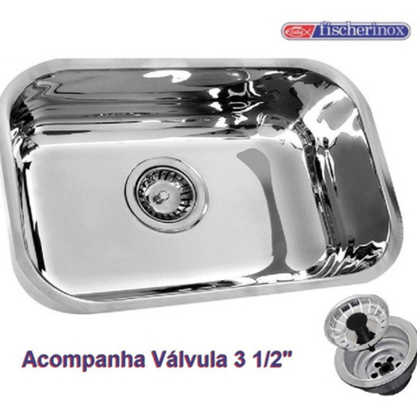 Cuba Fischer Inox Aço 430 Numero 1 46x30x17 Com Válvula
