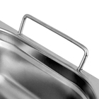 Cuba Gastronômica Em Inox Gn 1/1x150 Mm 21 Litros Com Alça Or