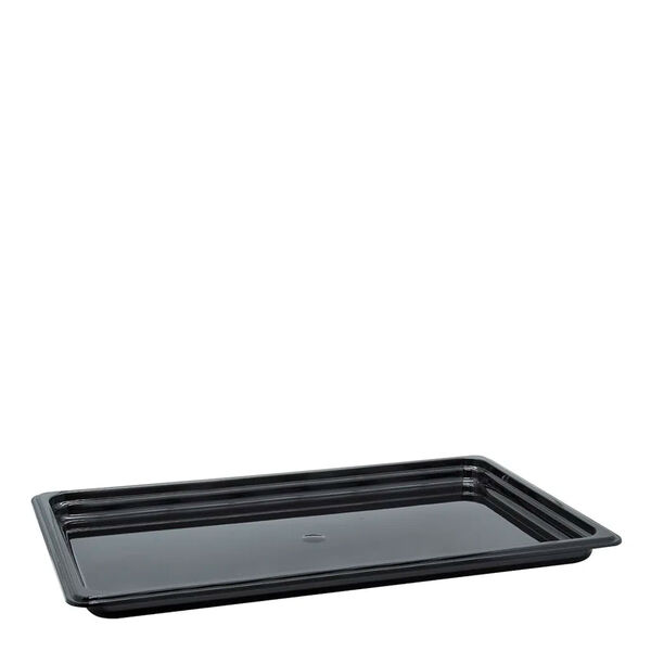 Cuba Gn 1/1 30mm Rasa Cozinha Preta Em Policarbonato Linha Pr