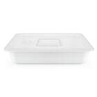 Cuba Gn 1/2 65 Mm Policarbonato Branco Com Tampa Gourmet Mix