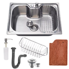 Cuba Gourmet 50x40cm Inox 304 + Acessórios E Tábua De Corte