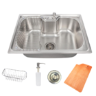 Cuba Gourmet 50x40cm Inox 304 Com Torneira Gourmet E Tábua