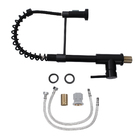 Cuba Gourmet 60x42 Inox 304 + Tábua Lixeira E Torneira Black