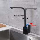 Cuba Gourmet 60x42cm Inox Escovado +torneira Black E Lixeira