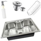 Cuba Gourmet Aço Inox 304 Acessórios Cesto E Dispenser Embuti