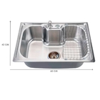 Cuba Gourmet Aço Inox 42x60cm Kit Completo
