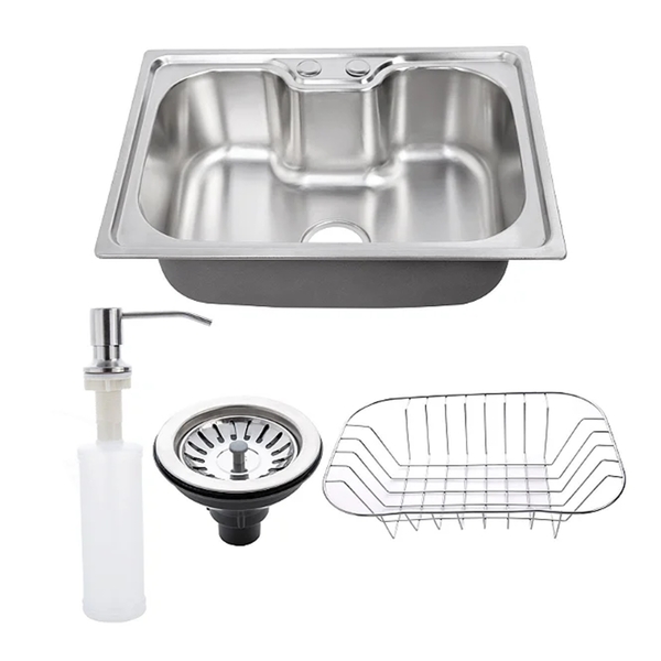 Cuba Gourmet Aço Inox 42x60cm Kit Completo