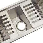 Cuba Gourmet Awá 78x43cm E Calha Waiana Embutida 92x19cm Aço