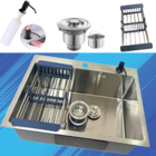 Cuba Gourmet C/ Acessórios 60x45cm Aço Inox 304 Cozinha Pia