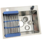 Cuba Gourmet C/ Acessórios Aço Inox 304 Pia Cozinha 50x40cm