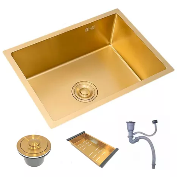 Cuba Gourmet Cozinha 50x40 Completa Aço Inox 304 Escovado Dou