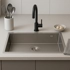 Cuba Gourmet Cozinha 50x40 Completa Aço Inox 304 Escovado Pra