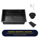Cuba Gourmet Cozinha 50x40 Completa Aço Inox 304 Escovado Pre