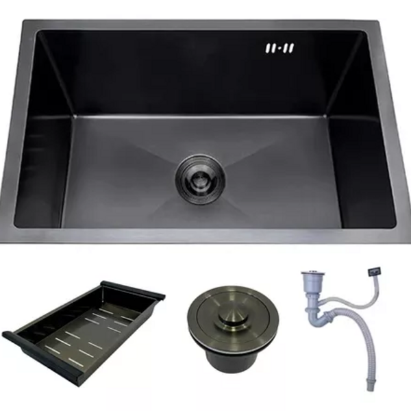 Cuba Gourmet Cozinha 50x40 Completa Aço Inox 304 Escovado Pre